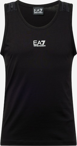 EA7 Emporio Armani - Camisa em preto: frente