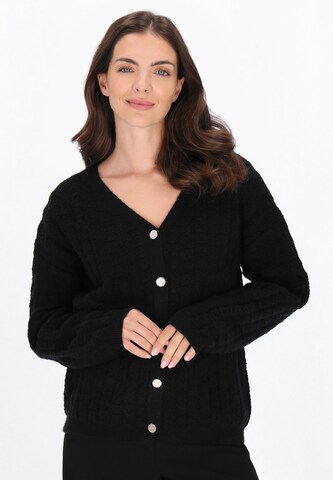 usha BLACK LABEL - Cárdigan en negro: frente