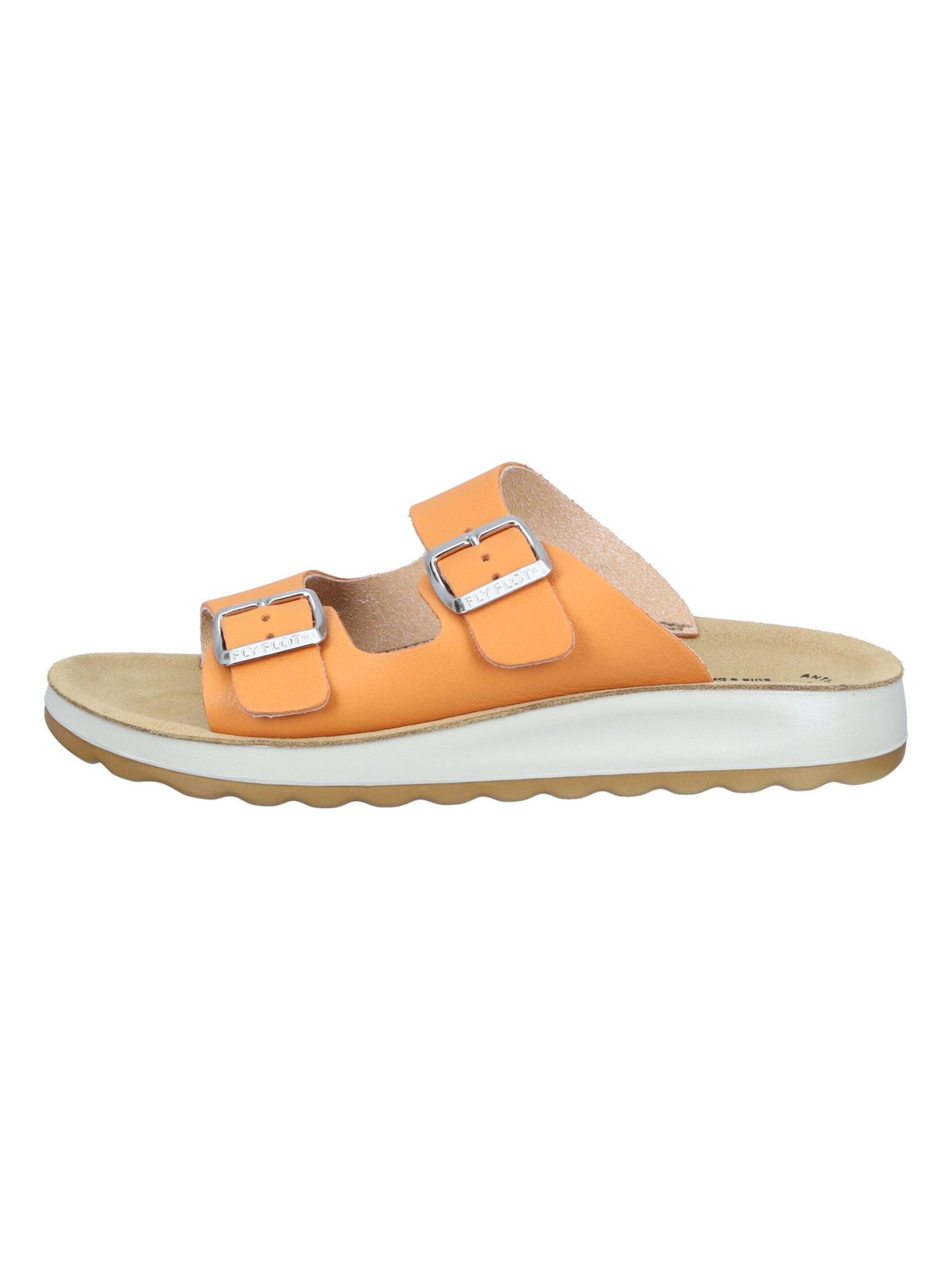 FLY FLOT Mules in Orange