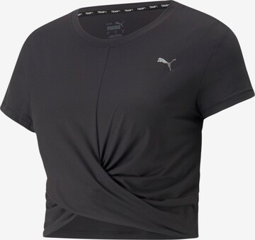 PUMA Sportshirt 'Yogini Lite' in Schwarz: predná strana