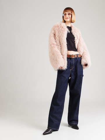 GUESS JEANS Tričko 'CHEETAH STAR' - Čierna
