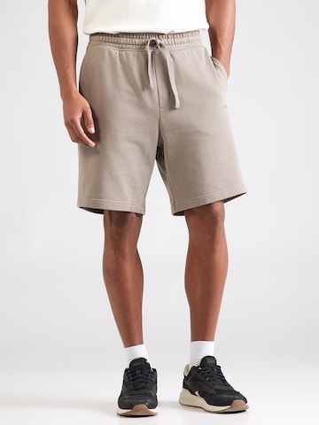 HUGO Loosefit Shorts 'Dayono' in Braun: Vorderseite