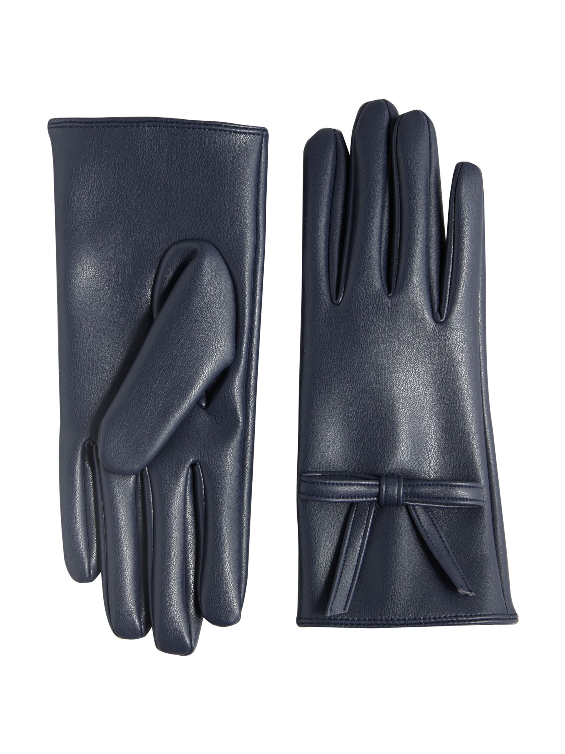 love & roses Fingerhandschuhe in Blau: Vorderseite