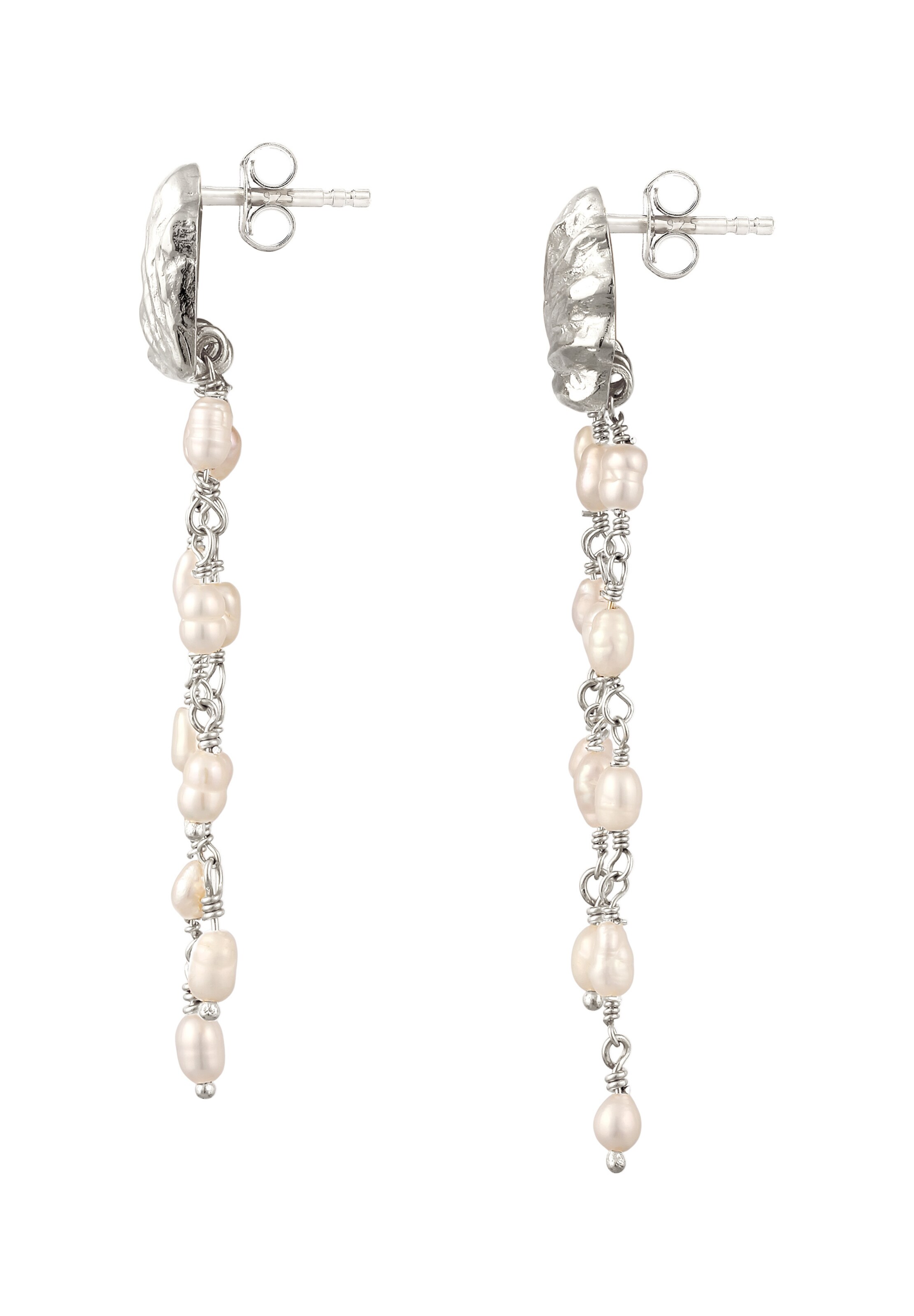 Boucles d'oreilles 'Muschel' Haze&Glory en argent