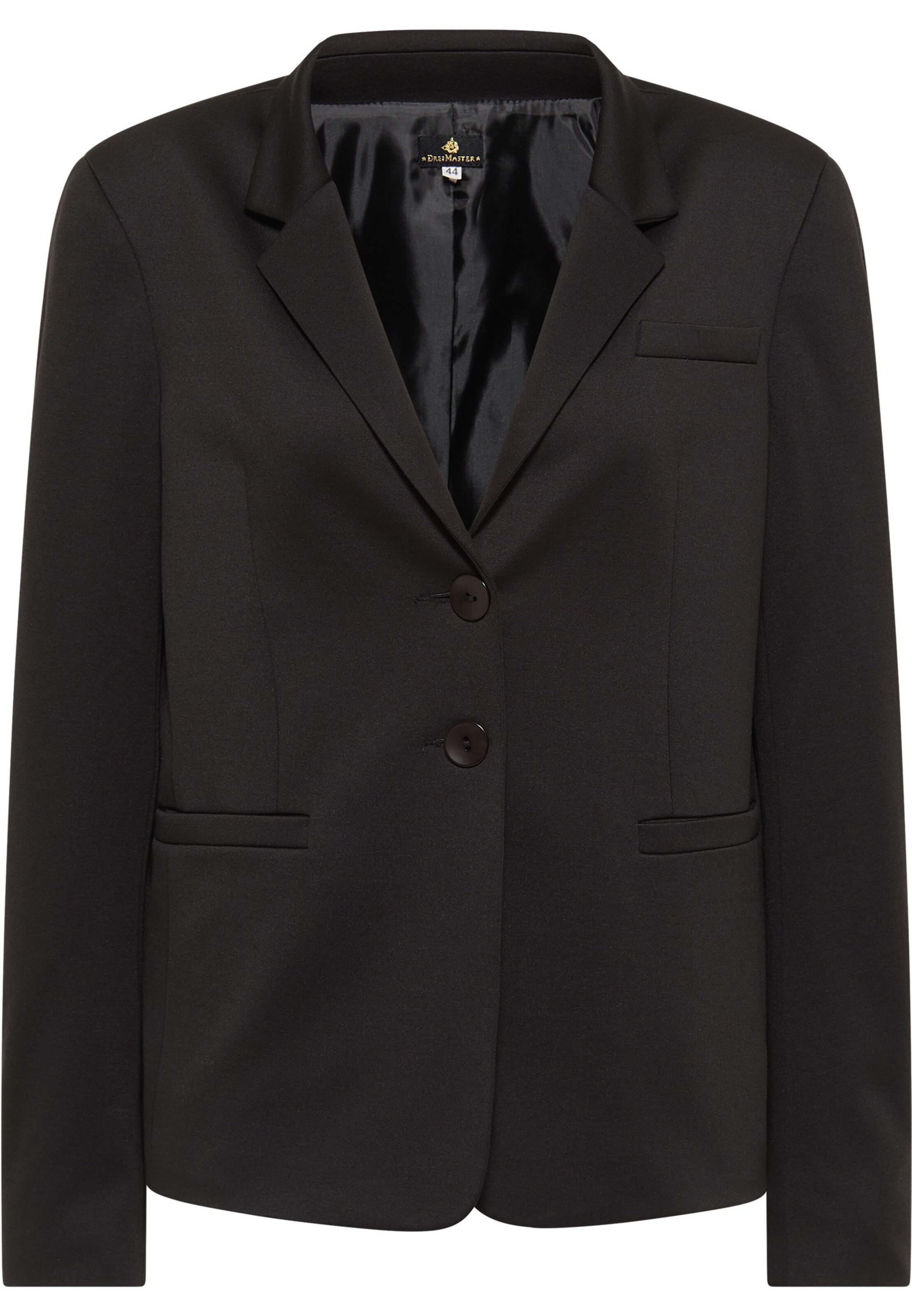 DreiMaster Klassik Blazer in Schwarz: Vorderseite