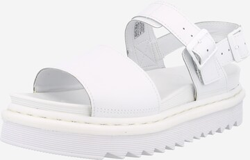 Sandalo 'Voss' di Dr. Martens in bianco: frontale