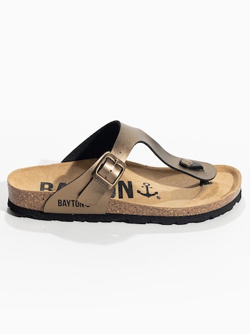 Bayton T-Bar Sandals 'MERCURE' in Bronze