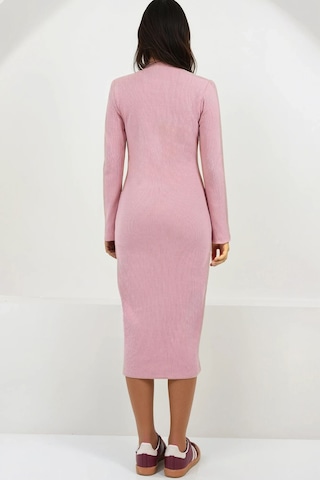 Trend Alaçatı Stili Jurk in Roze