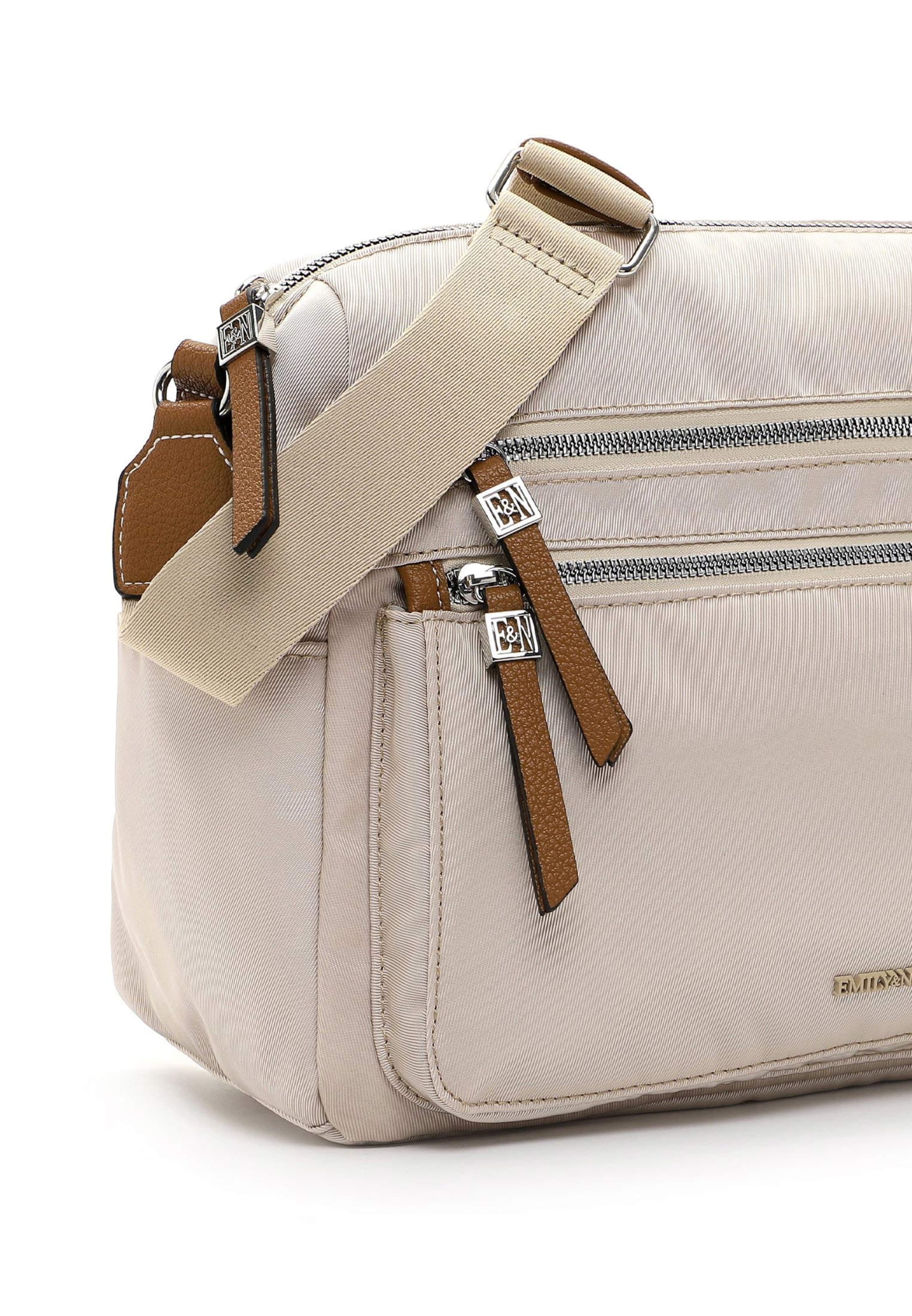 Borsa a spalla di Emily & Noah in beige