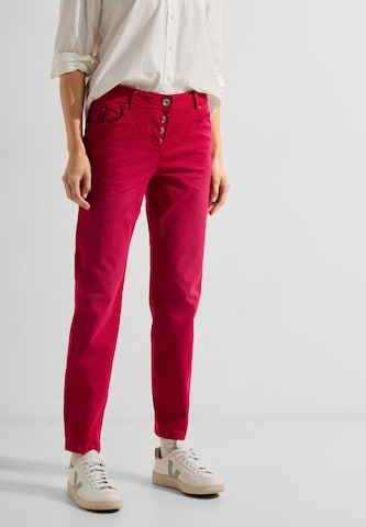 CECIL Regular Pants in Red: front