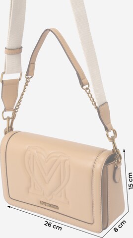 Love Moschino Ročna torbica 'MY HEART' | rjava barva