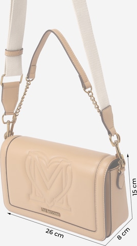 Love Moschino Handbag 'MY HEART' in Brown