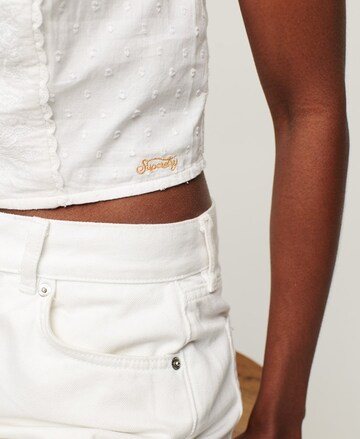 Haut Superdry en blanc