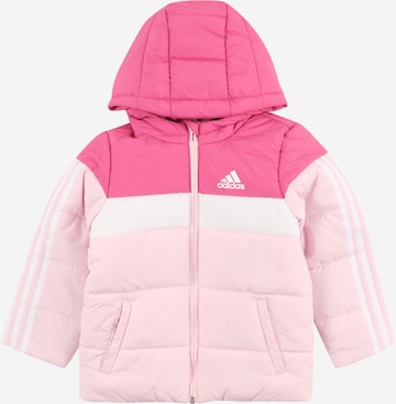 ADIDAS SPORTSWEAR Athletic Jacket 'Padded' in Pink: front