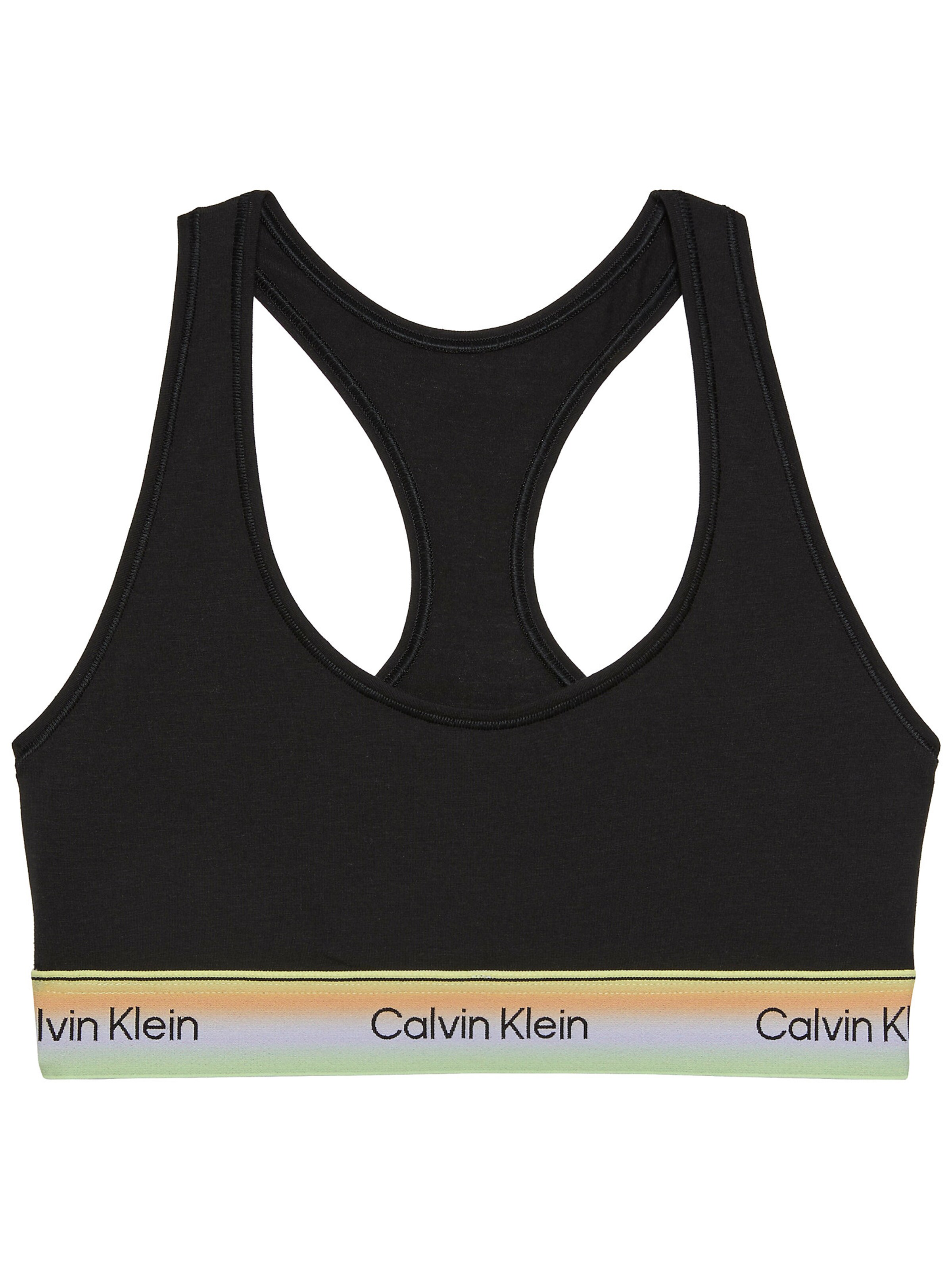 Soutien-gorge 'Pride' Calvin Klein Underwear en noir : devant