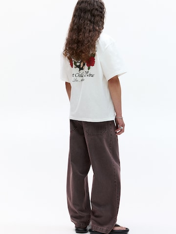 T-Shirt Pull&Bear en blanc
