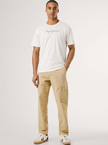Pepe Jeans Regular Cargo trousers in Beige