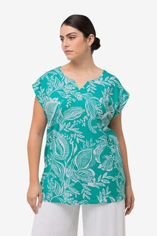 Ulla Popken Shirt in Groen: voorkant