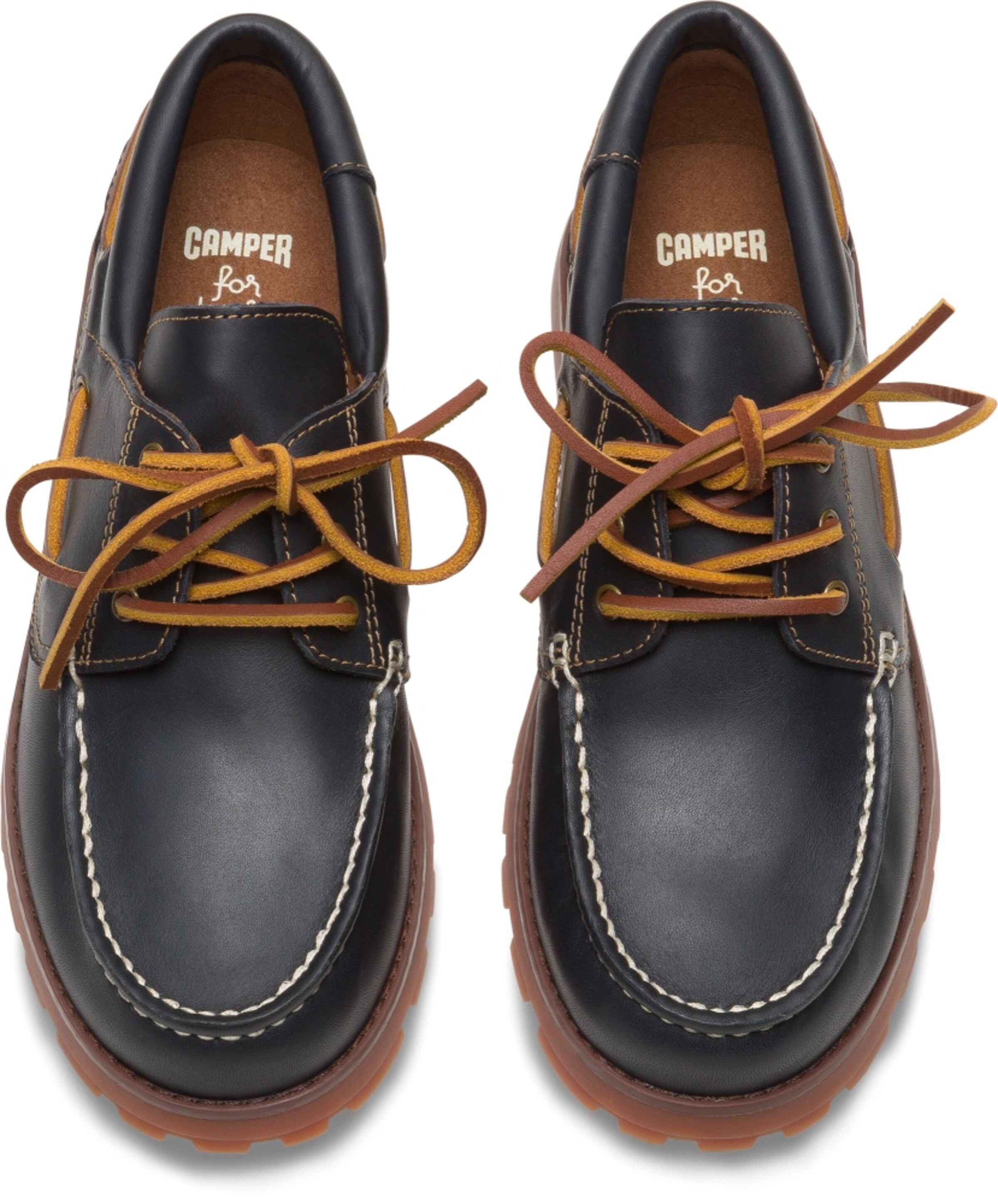 CAMPER Lage schoen 'Compas' in Bruin