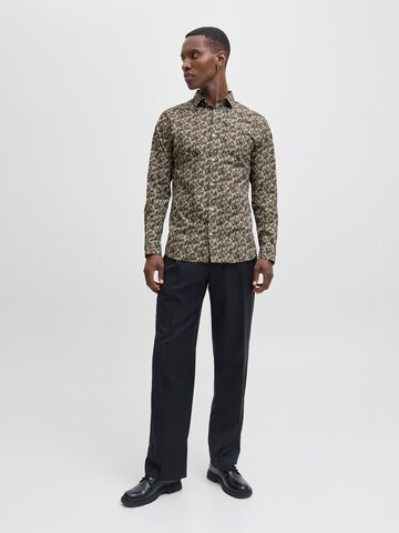Coupe regular Chemise 'JPRBLABLACKPOOL' JACK & JONES en vert