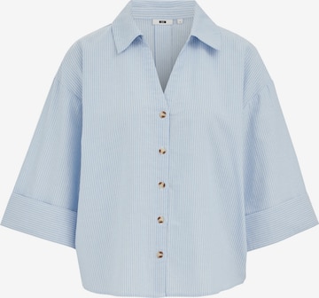 WE Fashion Bluse in Blau: Vorderseite