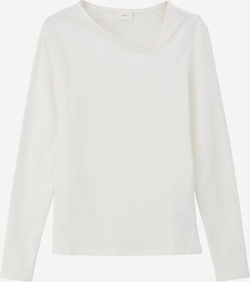 T-Shirt s.Oliver en blanc : devant