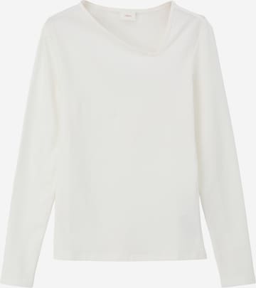 T-Shirt s.Oliver en blanc : devant