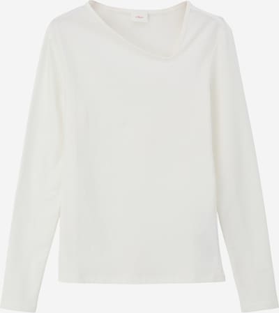 s.Oliver T-Shirt en blanc, Vue avec produit