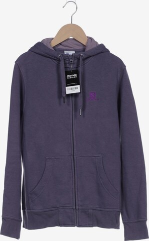 SALOMON Sweatshirt & Zip-Up Hoodie in M in Purple: front