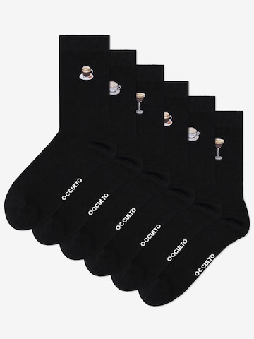 Occulto Socks 'Juno' in Black