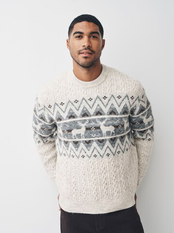 Next Sweater in Beige: front