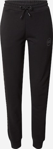 Soccx Tapered Pants in Black: front