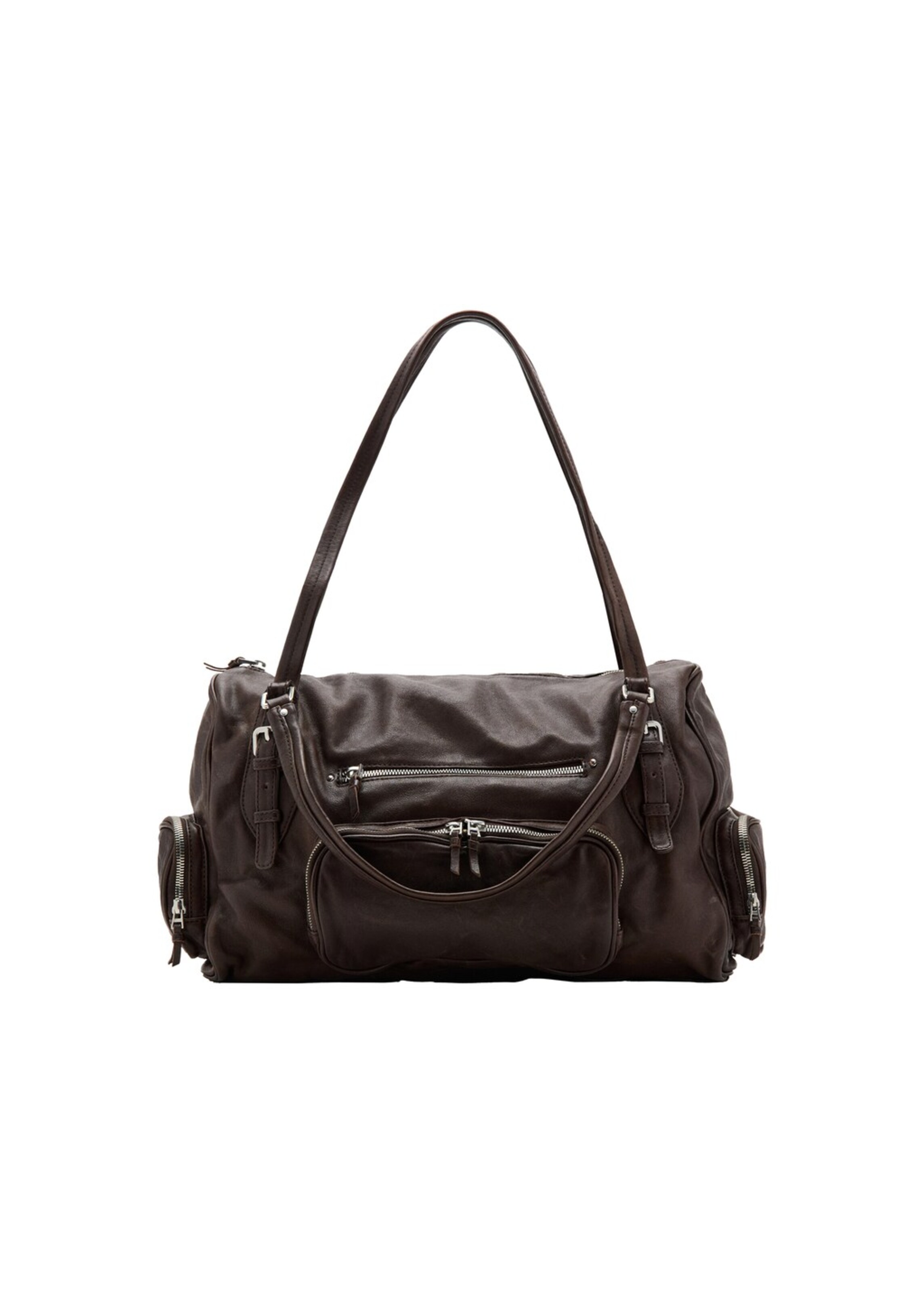 MANGO Reisetasche 'Maina' in Braun: Vorderseite