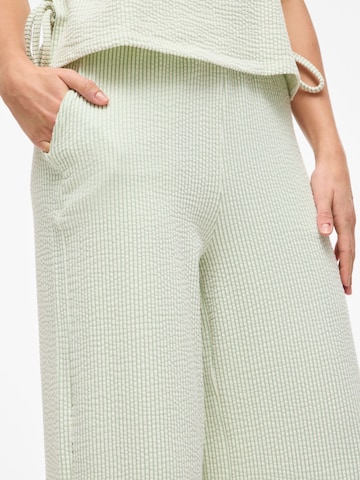 VILA - Pierna ancha Pantalón en verde