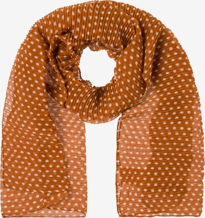 Olsen Schal in orange / weiß, Produktansicht