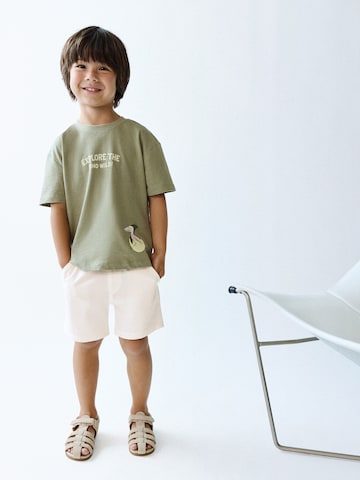 MANGO KIDS Tričko 'VOLCANO' – zelená