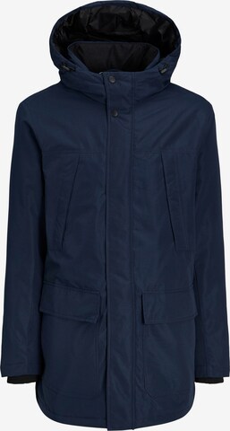 Parka d’hiver JACK & JONES en bleu : devant