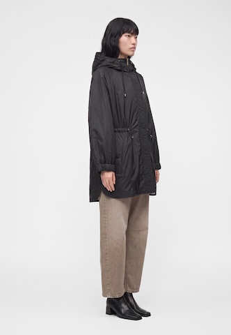 Weekend Max Mara Ανοιξιάτικο ή φθινοπωρινό παρκά 'WKDALCAMO' σε μαύρο