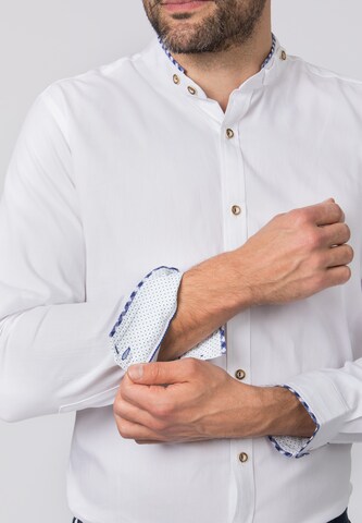 STOCKERPOINT Comfort Fit Trachtenhemd Alexio in Weiß