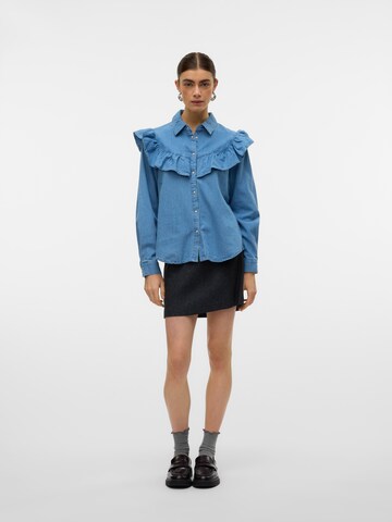 Chemisier 'VMULI' VERO MODA en bleu