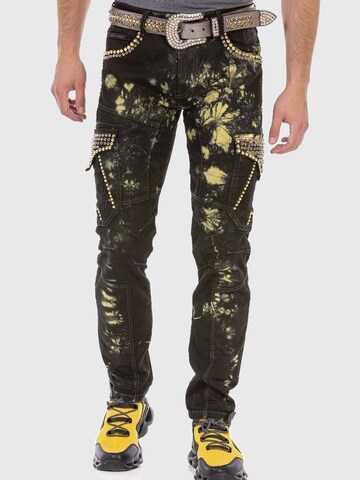 CIPO & BAXX Slim fit Jeans in Black: front