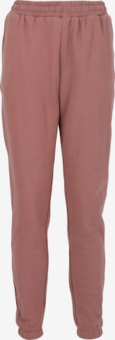 ENDURANCE Tapered Sportbroek in Roze: voorkant