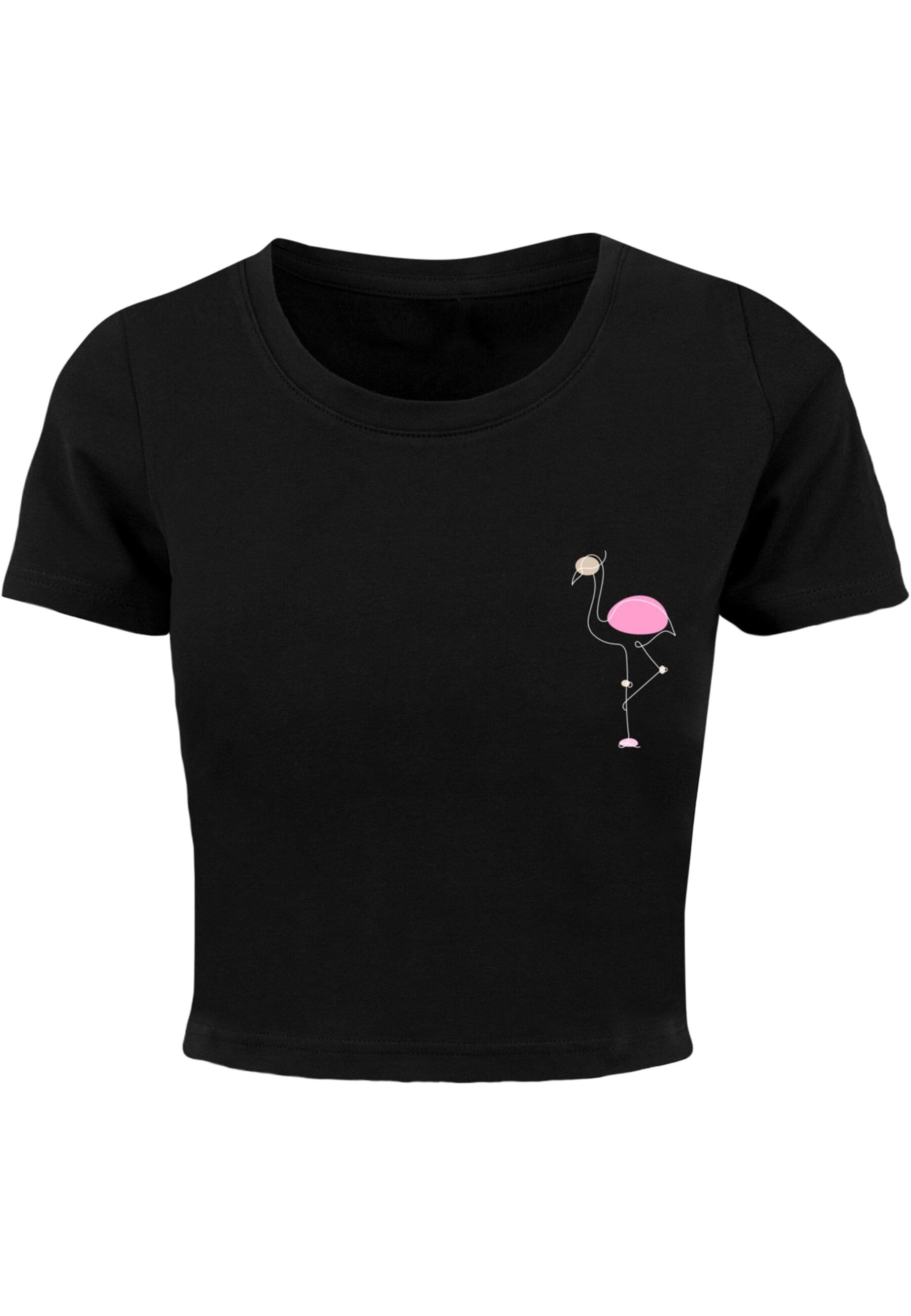 T-shirt 'Flamingo' Merchcode en noir : devant