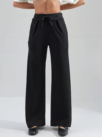 Hiccup Wide leg Broek in Zwart