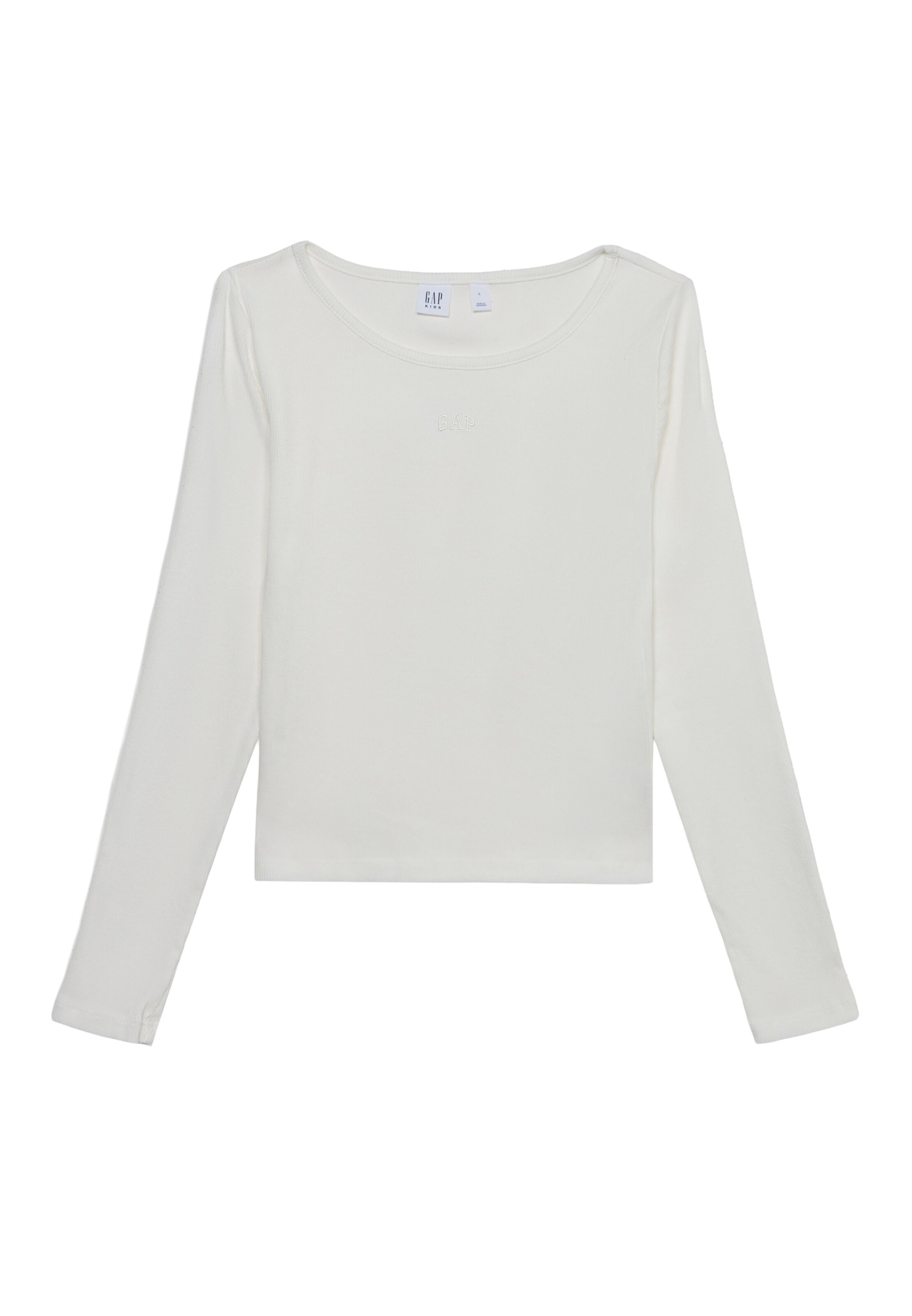 GAP Тениска 'PERFECT' в бяло: отпред