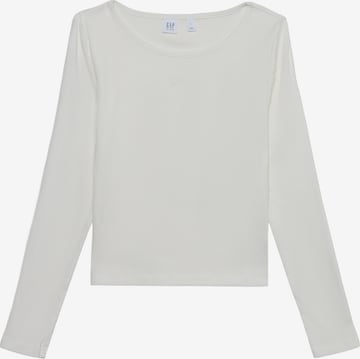GAP Shirt 'PERFECT' in White: front