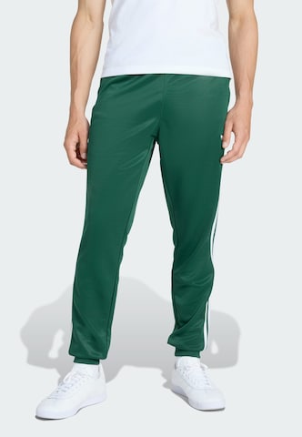 Effilé Pantalon fonctionnel 'Sst' ADIDAS ORIGINALS en vert : devant