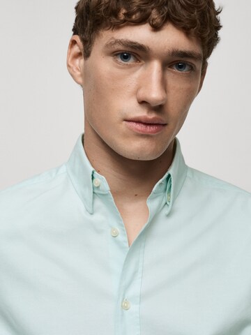 MANGO MAN Regular fit Overhemd in Groen