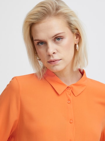 ICHI Blouse in Orange