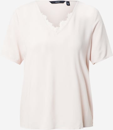 VERO MODA Shirt 'Nads' in Beige: front